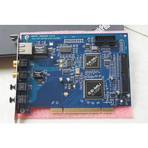 정품  창의적인 E-MU emu1616M EM8960 사운드카드 DAC 광섬유 동축케이블 디지털 프로페셔널 사운드카드