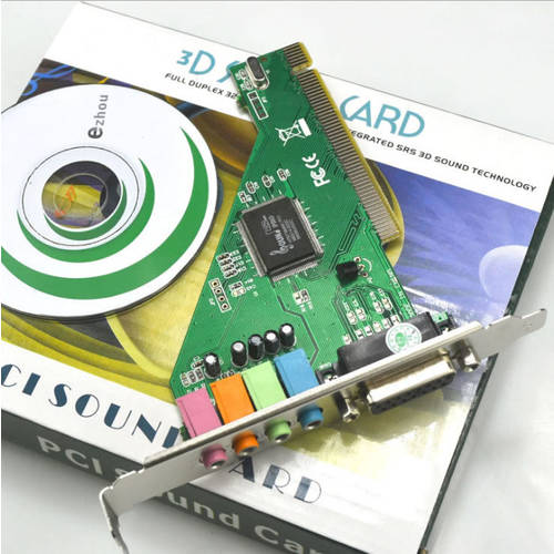 메인보드 PCI 사운드카드 8738 사운드카드 데스크탑컴퓨터 내장형 사운드카드 게임 마스터 방송 음성 독립형 사운드카드