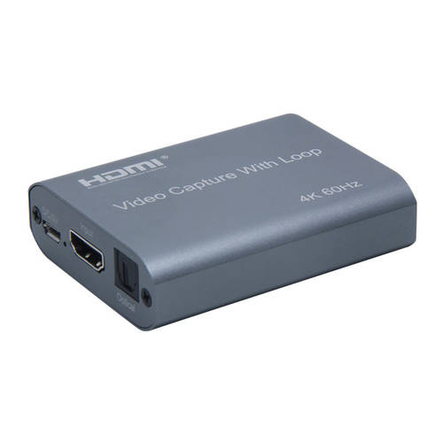 HDMI 영상 캡처카드 USB 2.0 레코딩 게이밍 OBS 휴대폰 라이브 생방송 고선명 HD 캡처카드 지원 4K60HZ