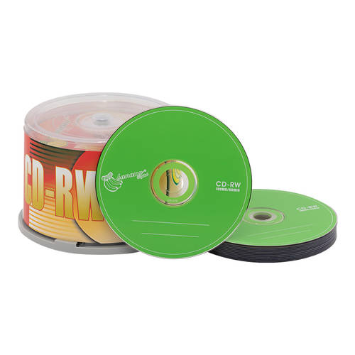 바나나 CD-RW CD굽기 700/4X 재기록 가능 CD CD / 쓸고 닦고 공백 CD /50 필름 상자 설치