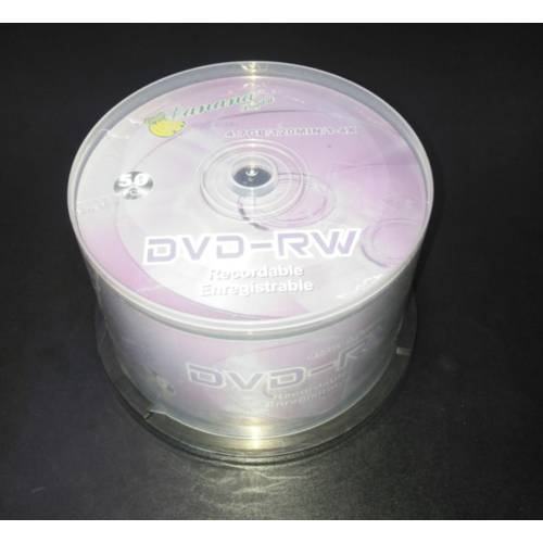 바나나 DVD-RW CD굽기 4.7G 4X 재기록 가능 DVD CD / 쓸고 닦고 공백 CD 10 피스