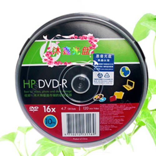 HP HP DVD-R 4.7G 16X 공CD 굽기 120 분 블랭크 화상 CD 10P 배럴