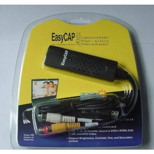 EasyCap DC60 편도 USB 영상 캡처카드 YZ-2021-1CH 3 핵심 개 지원 win7