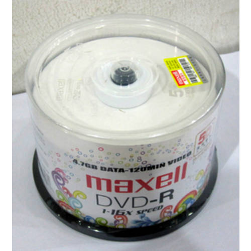 맥셀 멕셀 DVD-R/+R 16x DVD 공CD 굽기 CD굽기 4.7G 50 피스