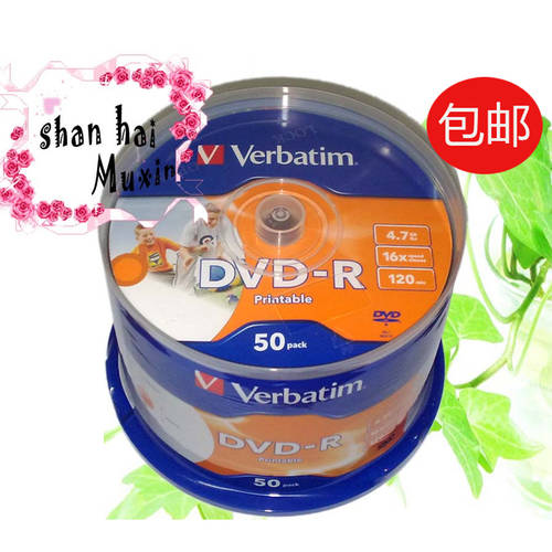 버바팀 Verbatim （Verbatim) 인쇄 가능 DVD-R 공CD 굽기 4.7G 16X CD 제공하다 주문제작