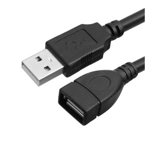 USB2.0 블랙 연장케이블 수-암 1.5/3/5 미터 마우스 키보드 충전 연결케이블 연장 데이터케이블