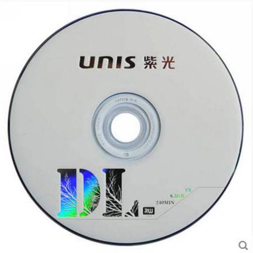 UNIS 8.5G 대용량 이중 DVD CD굽기 10 피스 D9 공시디 정품 포함 위조방지 품질 보증