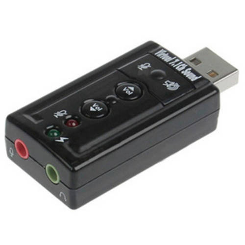 독립형 사운드카드 외장형 사운드카드 USB 사운드카드 7.1 채널 카드 win7 드라이버 설치 필요없는