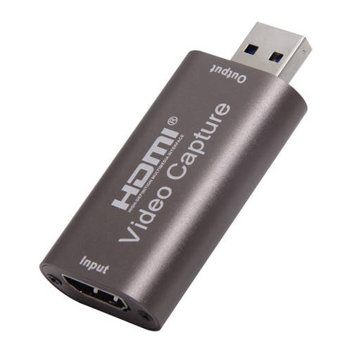 HDMI 영상 캡처카드 HDMI TO USB 레코딩 게이밍 OBS 휴대폰 라이브 생방송 영상 고선명 HD 캡처카드 60HZ