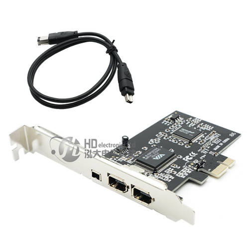 PCI-E 1X 1394 카드 DV HDV 고선명 HD 영상 캡처카드 PCIE 지원 win7