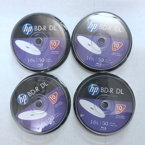 hp hp CD굽기 BD-R 블루레이CD 6X CD 25G 50G 인쇄 가능 공백 대용량 디스크 대만산