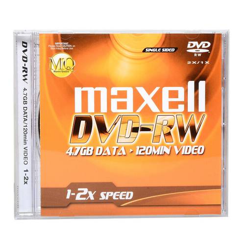 Maxell 맥셀 CD굽기 닦고 쓸 수 있는 CD dvd4.7g 모놀로식 DVD RW 반복 가능 공시디