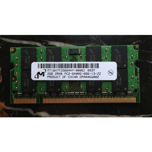 플래시 라이트 MT DDR2 2G 800 노트북 메모리 램 PC2-6400 맥라이트 Micron 사용가능 667