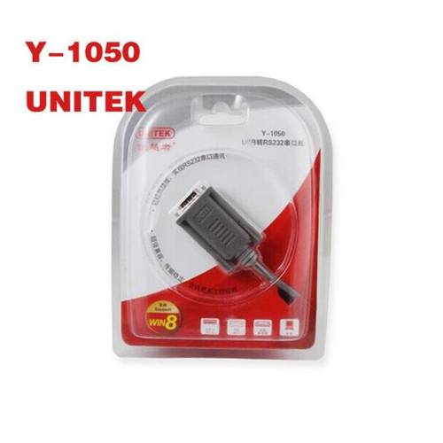 UNITEK Y-1050 USB TO DB9 핀 직렬포트케이블 COM 포트 usb-rs232 직렬포트 데이터케이블 정품