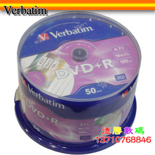 버바팀 Verbatim /VerbatimDVD+R CD굽기 하씨 HASEE 용 16 속도 공백 DVD CD굽기 50 피스