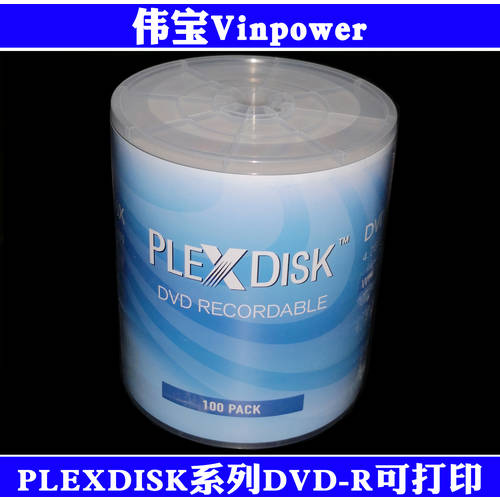 WEIBAO PLEXDISC 시리즈 DVD-R 16X 공백 인쇄 가능 CD굽기 CD 공기 CD 100 개 문고판