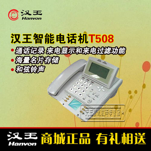 HANVON 스마트 디지털 전화기 T508 HANVON 전화기 필기 전화기 가능 저장 명함 정보