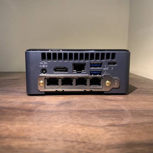 개인 맞춤 Intel 인텔 NUC 에임조정 기가비트 기가비트 3/5 포트 미크로틱 공유기 ROUTER OS 가상 머신 Esxi PVE