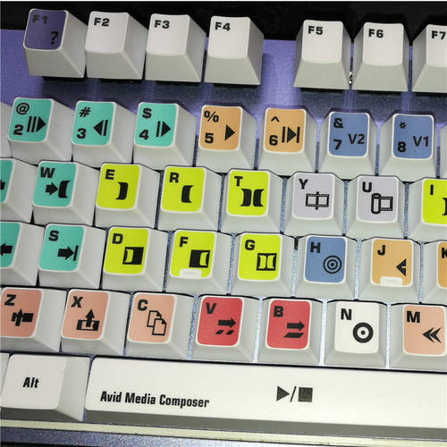 Avid Media Composer Default keyboard 영상 편집 소프트웨어 단축키 키보드 스티커