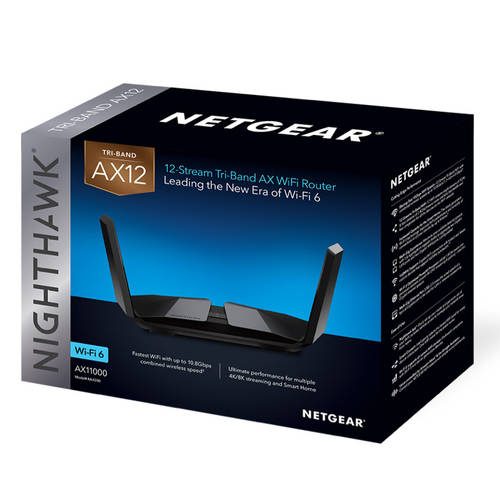 Netgear NETGEAR넷기어 RAX200 넷기어 트라이밴드 AX12 12-Stream AX11000 WiFi6 공유기라우터