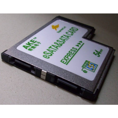 NECXG 54mm T 타입 express card 카드 송금 SATA/ESATA JMB 칩 나타나지 않음 짧은 카드