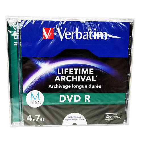버바팀 Verbatim M-Disc 밀레니엄 CD DVD4.7G BD-R25G BD-R100G 인쇄 가능 파일