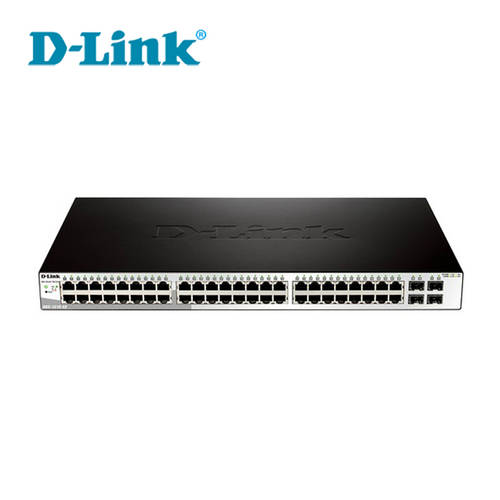 D-Link D-LINK DGS-1210-52 48 기가비트 1000M 2단 네트워크 관리 랙타입 기업용 스위치 인터넷 CCTV 스위치 VLAN 포트 흐름 제어