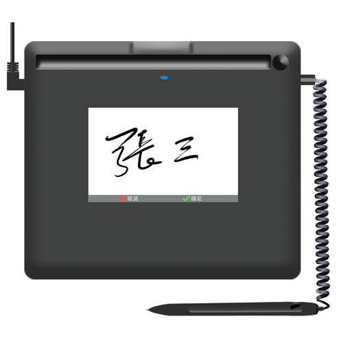 멩 티안 L398P LCD 필기 서명패드 구강 외래 환자 농업 기계 사법 기상청 2차 개발 SDK