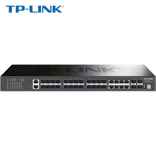 TP-LINK TL-SH7428F 스택 3단 네트워크 관리 타입 스위치 4 개 기가비트 4포트 POE 스위치 SFP+ 랜포트 24 기가비트 SFP 랜포트 광섬유 인터넷 트렁크 코어 층 원격 관리