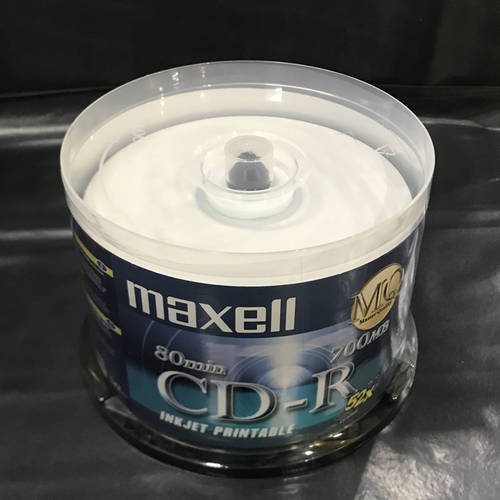 맥셀 Maxell 멕셀 작은 원 인쇄 가능 CD-R 공CD 굽기 48X 700MB CD