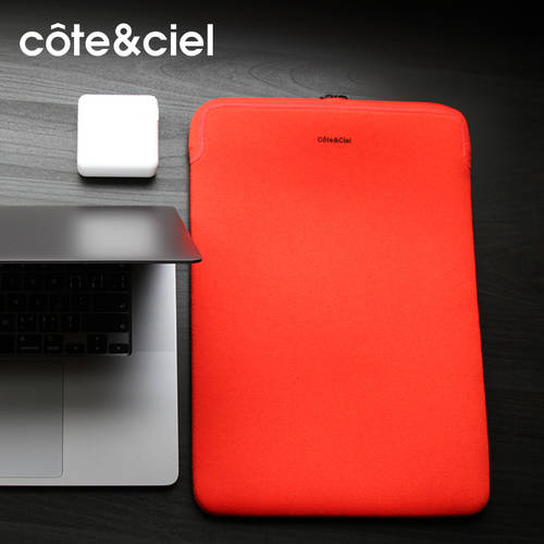 cote&ciel 노트북 PC 가방 방지 추락 방지 충격 mac16 인치 보호 방어 설정 물 15.4 인치 세로형 수납가방 여성용 얇은