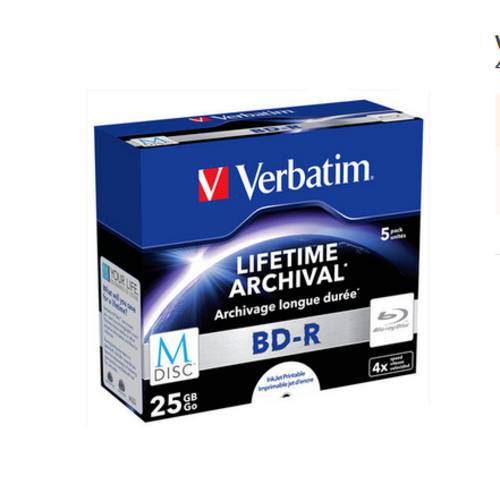 Verbatim 버바팀 Verbatim 밀레니엄 CD BD-R5 피스 인쇄 가능 파일 저장 데이터 CD 43823