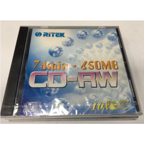 RYDER CD-RW 공백 싱글 CD굽기 독립형 포장 재기록 가능 CD굽기