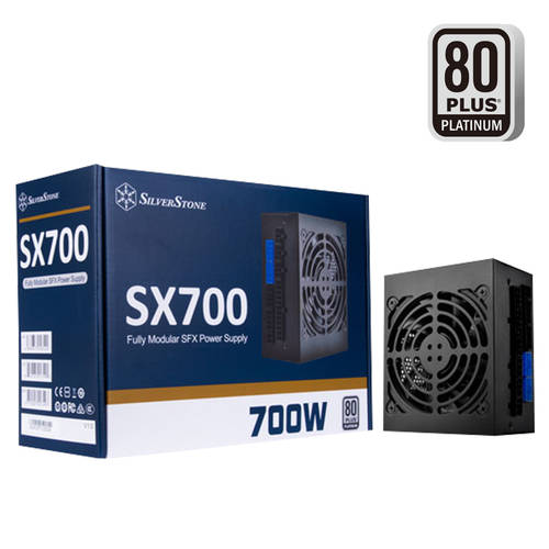 인신 （SILVERSTONE）700W SX700-PT 백금 브랜드 상표 SFX 배터리 / 듀얼 CPU 듀얼 디스플레이 카드