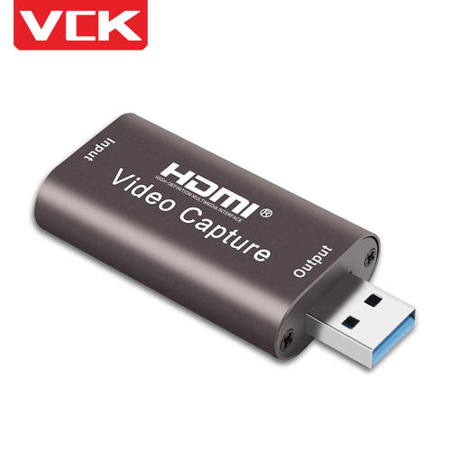 VCK 캡처카드 USB TO HDMI 휴대폰 컴퓨터 PC 모니터 Video Capture 1080P60Hz UVC