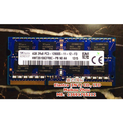 모던 SK hynix 하이닉스 DDR3 4G 1600 PC3 노트북 메모리 램 정품 1.5V