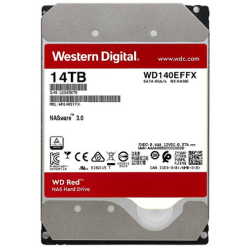 WD/ 웨스턴 디지털 WD140EFGX 14TB 14T WD레드 NAS 인터넷 서버 하드디스크 3.5 하드디스크