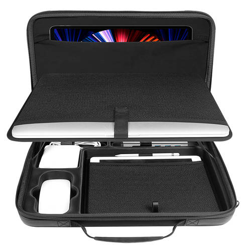 Smatree 호환 2021 제품 상품 MacBook pro16 인치 14 인치 노트북 가방 하드케이스 휴대용 숄더백 서류 가방