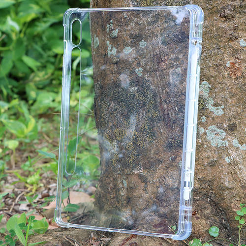 ­ 삼성 호환 Galaxy Tab S7 보호케이스 펜슬롯탑재 SM-T870 태블릿 PC 11 인치 T875 테두리 보호 소프트 케이스 투명
