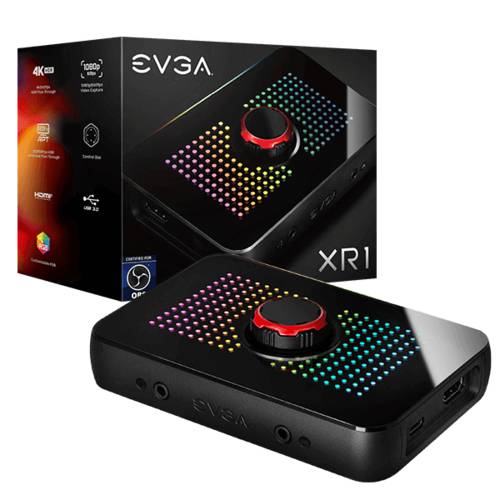 EVGA XR1 Capture Device 영상 캡처박스 OBS 4K ARGB Audio Mixer USB