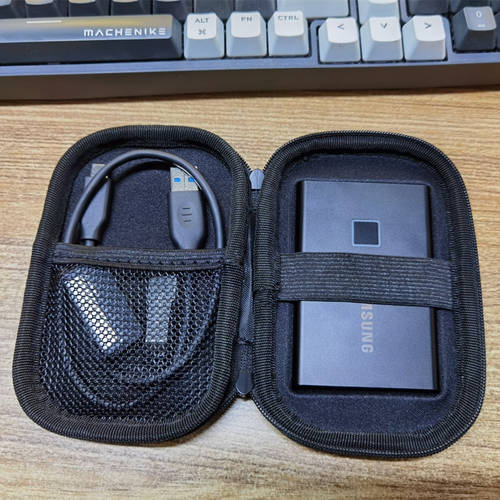 삼성 호환 T7 SSD 보호케이스 t7 수납케이스 파우치 디지털 핸드백 휴대용 핸드백