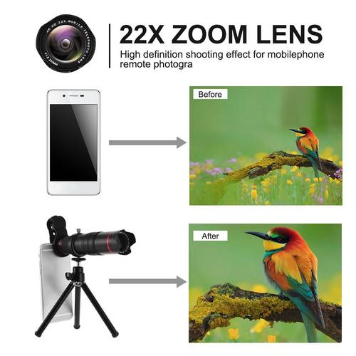 22X Zoom Telephoto Lens Mobile Phone Zoom Telescope
