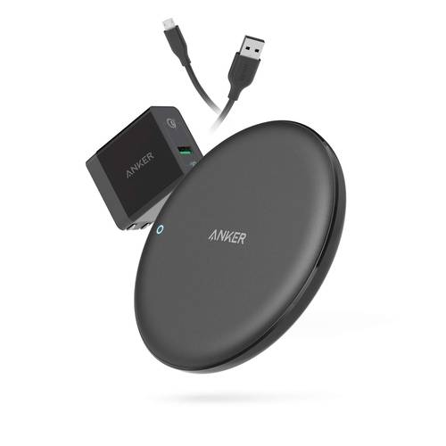 Anker PowerWave 7.5 무선충전기 고속충전 iPhoneXs 안드로이드 Qi 범용 미국 다이렉트 메일