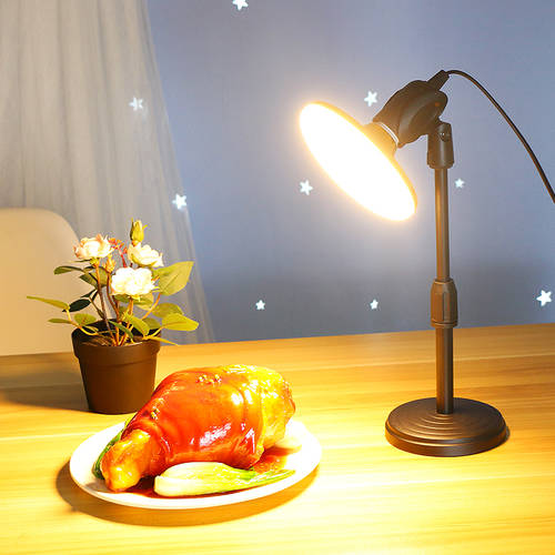 푸드 LED보조등 탁상용 실내 식품 고선명 HD 촬영 라이브 중에서 촬영스튜디오 소형 조명 조명 그릇 촬영