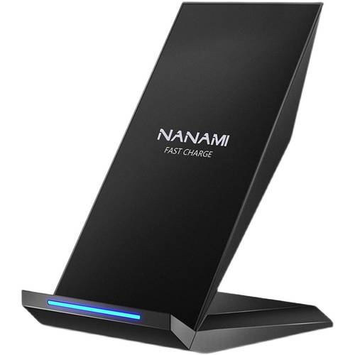 NANAMI 무선충전기 10W 이중코일 세로형 X XS 12pro max QI 프로토콜 충전 수평 또는 수직 일 수 있음