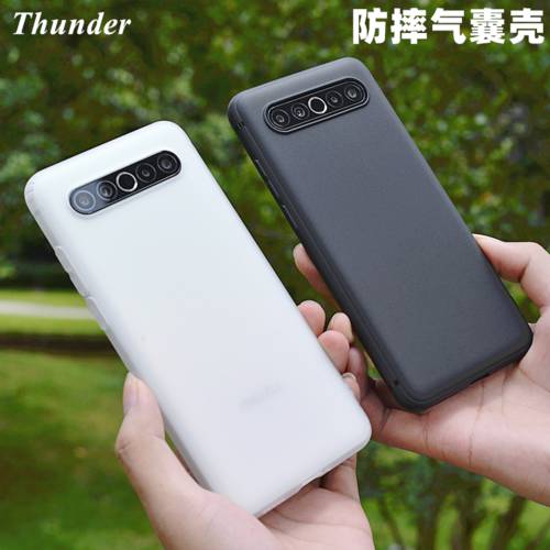Thunder MEIZU 17/17pro 휴대폰 케이스 16s/pro 투명하고 낙하 방지 실리콘 케이스 SUPER 얇은 젖빛 에어백 케이스