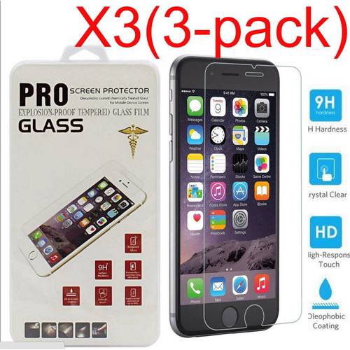 호환 3PCS Tempered Glass Screen Protector iPhone12pro 6s 7 13
