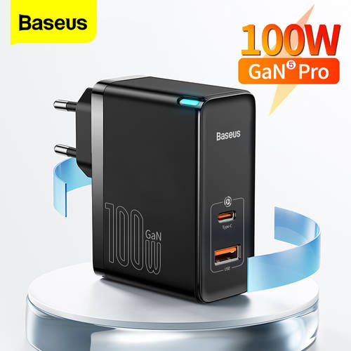 Baseus 100W GaN 5 Pro USB Charger PD 3.0 USB-C Type C Charging Charger 사용가능 iPhone Xiao mi MacBook