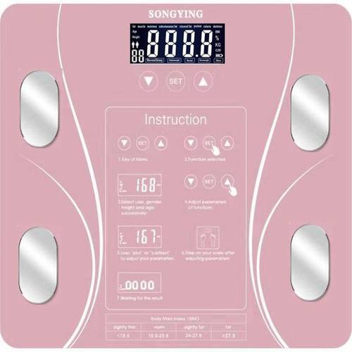 체지방 측정기 영문 단순한 중국어 번체 저울 체중계 스마트 체지방 체중계 체중계 체중계 전자 건강 헬스 체중계 정품 특가