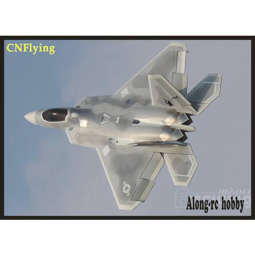 CANGLANG 비행기 모형 Freewing F-22 Raptor 포드 랩터 90mm 덕트 시뮬레이션 모형 비행기